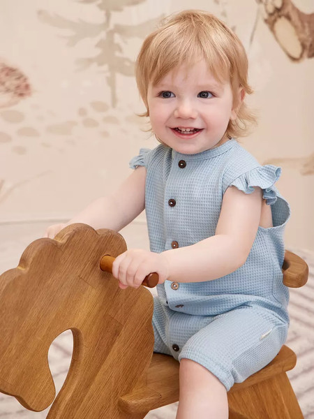 Изображение товара Набор комбинезонов для малышей Rant Waffy / 8-92 (2шт, Blue/Brown, р.92)