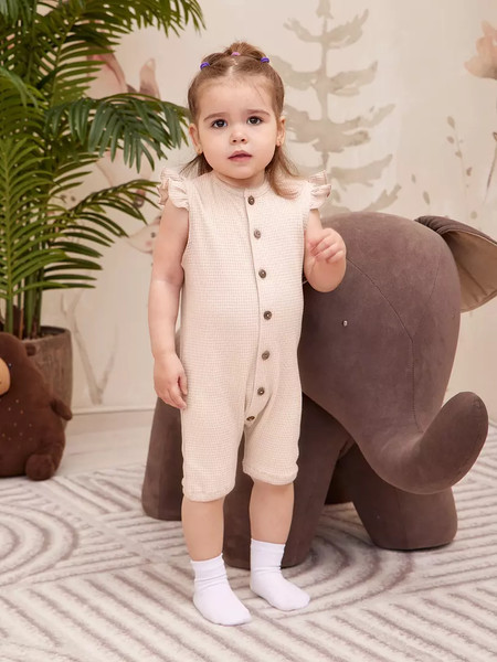 Изображение товара Набор комбинезонов для малышей Rant Waffy / 8-92 (2шт, Milk/Mint, р.92)