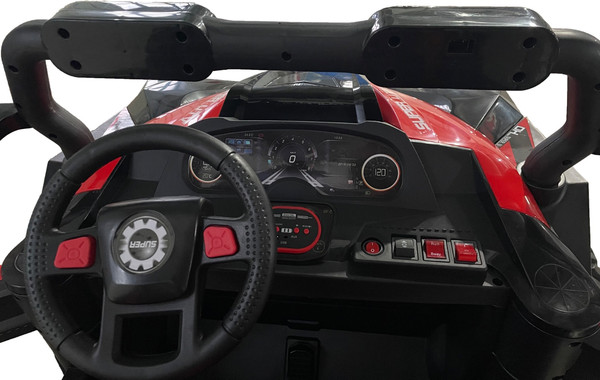 Изображение товара Детский автомобиль Electric Toys Buggy Grizzly / LBB985EW (черный/красный)