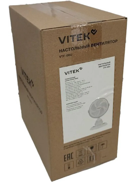 Изображение товара Вентилятор Vitek VTF-06U (белый)