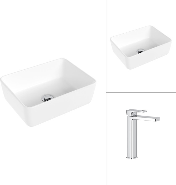 Изображение товара Умывальник со смесителем Lauter 21674B + Cascade 21СК0655C