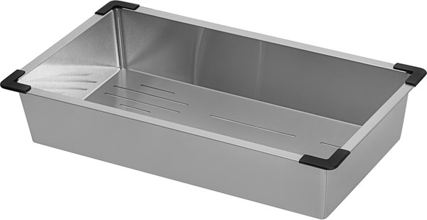 Изображение товара Мойка кухонная Arfeka ECO AR 60x50+CL AR G+DS AR Decor (сатин, с дозатором и коландером)