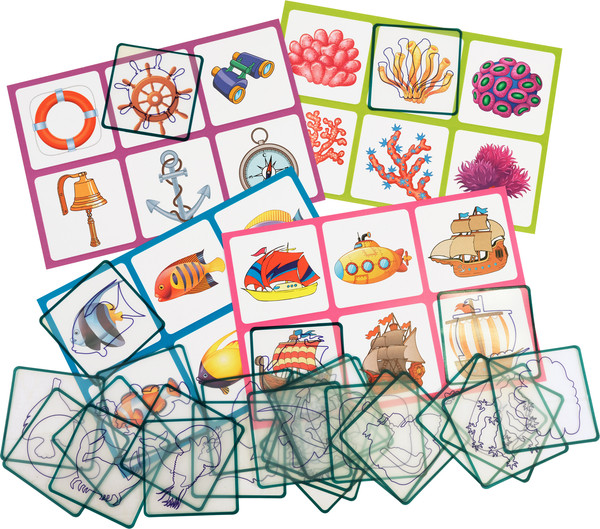 Изображение товара Развивающая игра Айрис-пресс Лото. Морские приключения. Подбираем контуры / 4650388211312