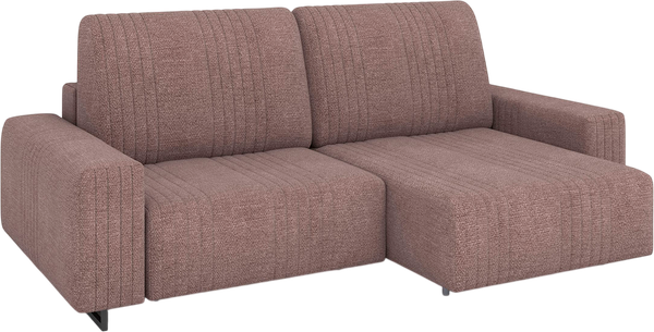 Изображение товара Диван П-образный Rivalli Уолтер УП 1000 + 1000 + оттоманка + угловая секция + 1000 (Doris Amber/черный муар)