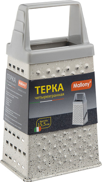 Изображение товара Терка кухонная Mallony Marmolada 108300 (мрамор светлый)