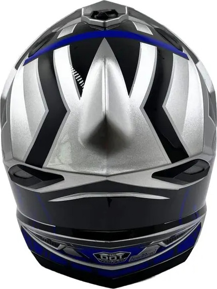 Изображение товара Мотошлем AiM JK802S / 802-012-XL (XL, синий/серый/черный)