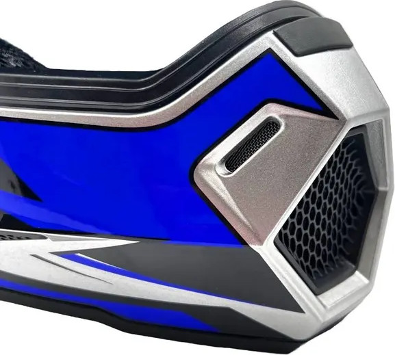 Изображение товара Мотошлем AiM JK802S / 802-012-XL (XL, синий/серый/черный)