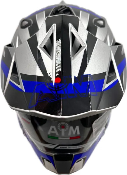 Изображение товара Мотошлем AiM JK802S / 802-012-XS (XS, синий/серый/черный)
