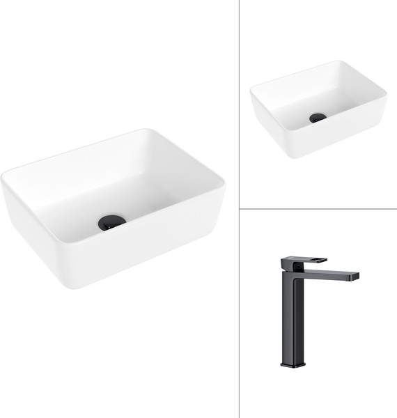 Изображение товара Умывальник со смесителем Lauter 21674B + Cascade 21СК0655BS