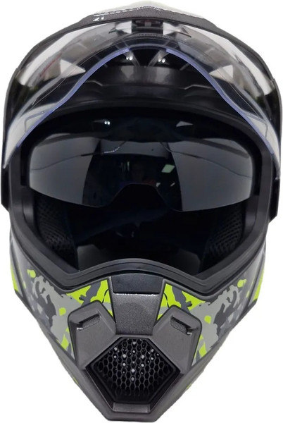 Изображение товара Мотошлем AiM JK802S / 802-014-XS (XS, желтый/серый/черный)