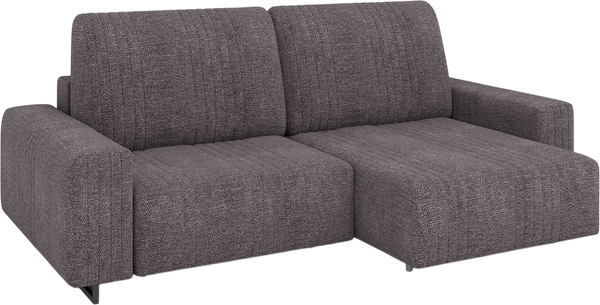 Изображение товара Диван П-образный Rivalli Уолтер УП 1000 + 1000 + оттоманка + угловая секция + 1000 (Doris Royal Grey/черный муар)