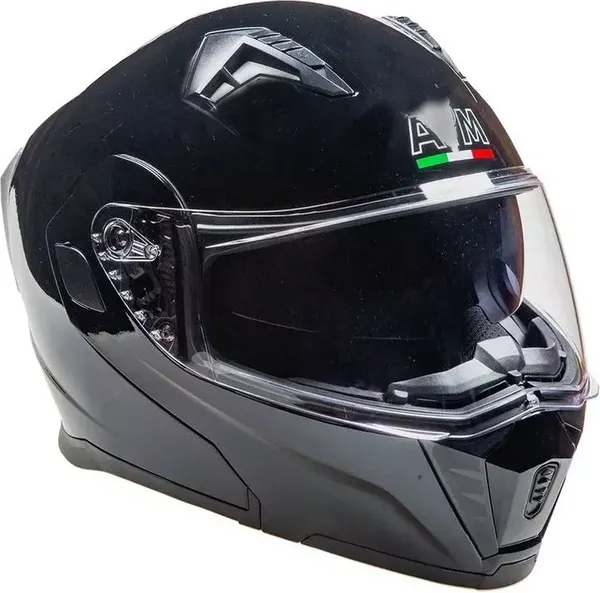Изображение товара Мотошлем AiM JK906 / 906-001-M (M, черный глянец)