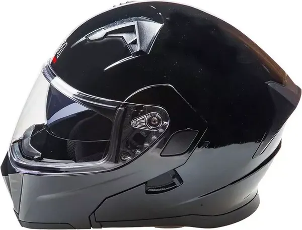 Изображение товара Мотошлем AiM JK906 / 906-001-M (M, черный глянец)