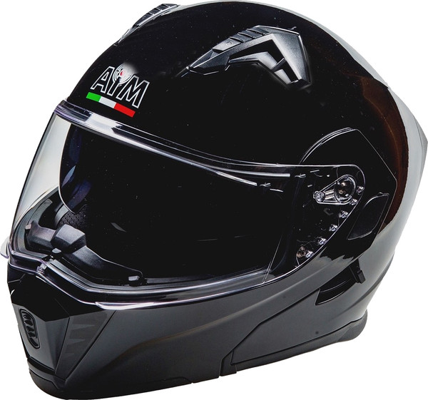 Изображение товара Мотошлем AiM JK906 / 906-001-M (M, черный глянец)