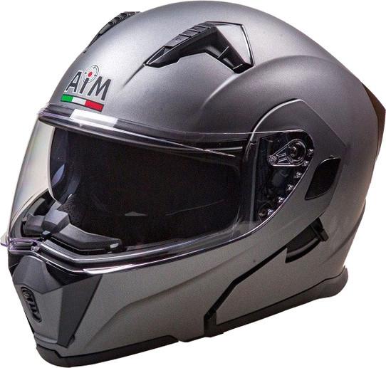 Изображение товара Мотошлем AiM JK906 / 906-005-L (L, серый металлик)