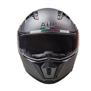 Изображение товара Мотошлем AiM JK906 / 906-005-L (L, серый металлик)
