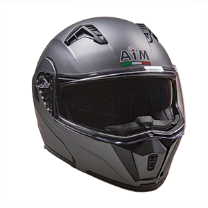 Изображение товара Мотошлем AiM JK906 / 906-005-L (L, серый металлик)
