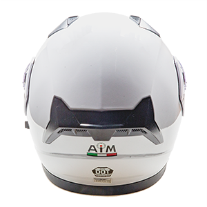 Изображение товара Мотошлем AiM JK906 / 906-007-M (M, белый глянец)