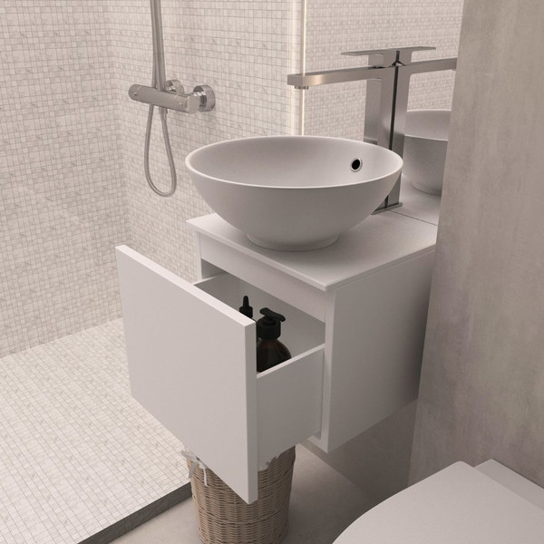 Изображение товара Тумба под умывальник ЗОВ Кито 50 / K50LW0MWMC-LDSPWС1