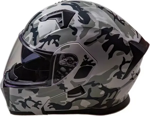 Изображение товара Мотошлем AiM JK906S / 906-015-L (L, глянцевый камуфляж)