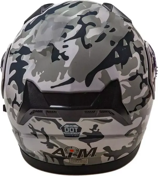 Изображение товара Мотошлем AiM JK906S / 906-015-M (M, глянцевый камуфляж)