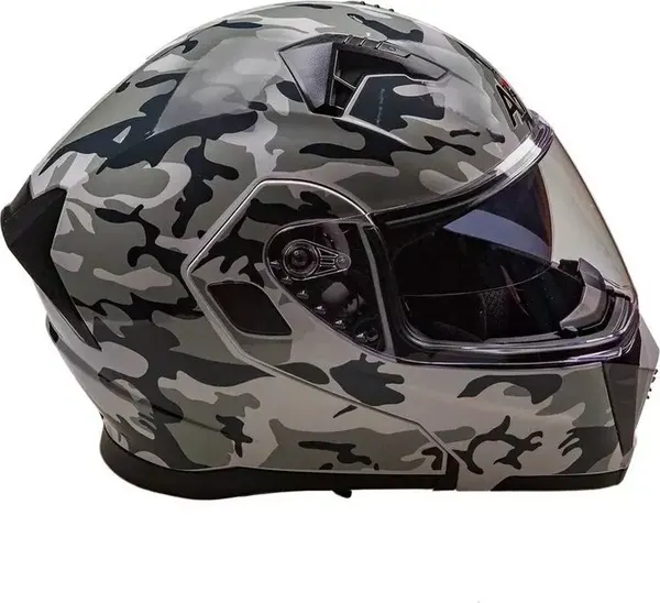 Изображение товара Мотошлем AiM JK906S / 906-015-M (M, глянцевый камуфляж)