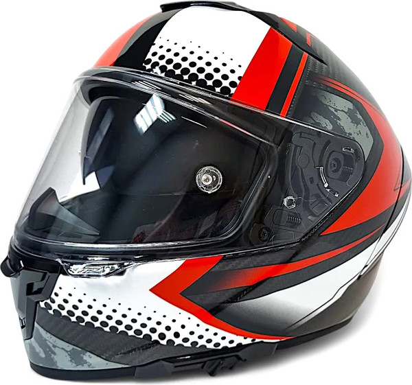 Изображение товара Мотошлем AiM RH360 / 360-002-M (M, Carbon Battle Red)