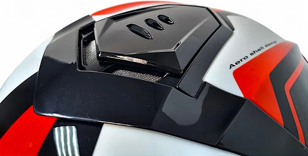 Изображение товара Мотошлем AiM RH360 / 360-002-M (M, Carbon Battle Red)