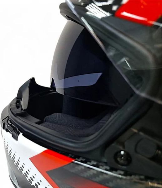 Изображение товара Мотошлем AiM RH360 / 360-002-XXXL (XXXL, Carbon Battle Red)