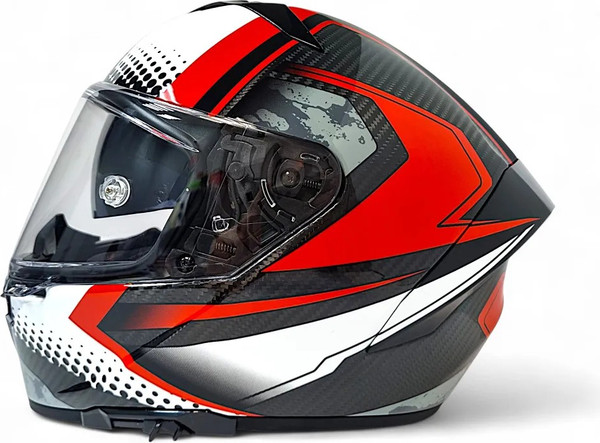 Изображение товара Мотошлем AiM RH360 / 360-002-XXXL (XXXL, Carbon Battle Red)