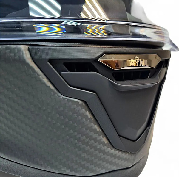 Изображение товара Мотошлем AiM RH360 / 360-008-L (L, матовый карбон)