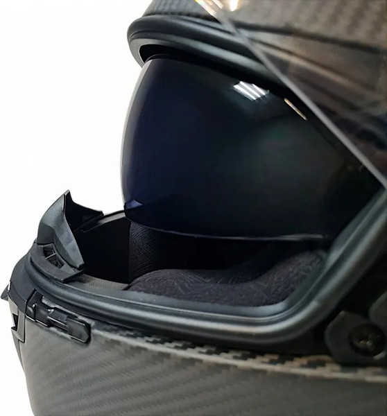 Изображение товара Мотошлем AiM RH360 / 360-008-M (M, матовый карбон)