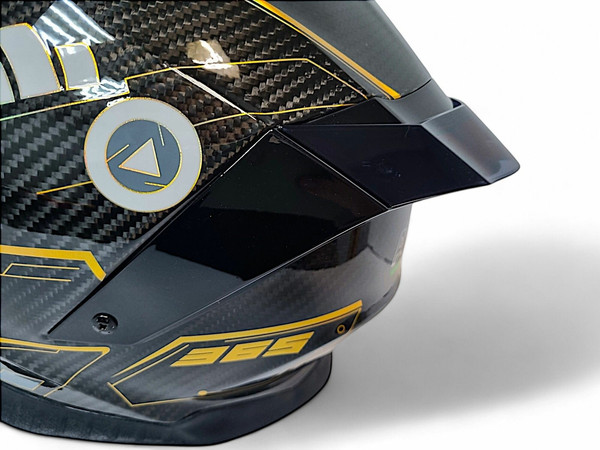 Изображение товара Мотошлем AiM RH365 / 365-012-XL (XL, Carbon Kaiqi Golden)