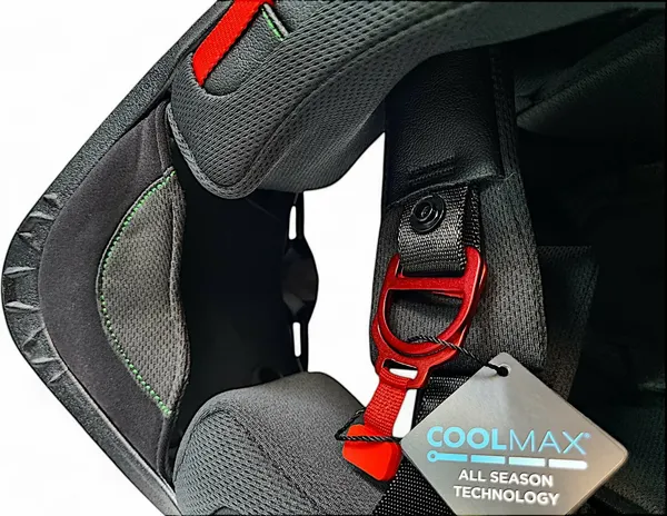 Изображение товара Мотошлем AiM RH365 / 365-012-XL (XL, Carbon Kaiqi Golden)