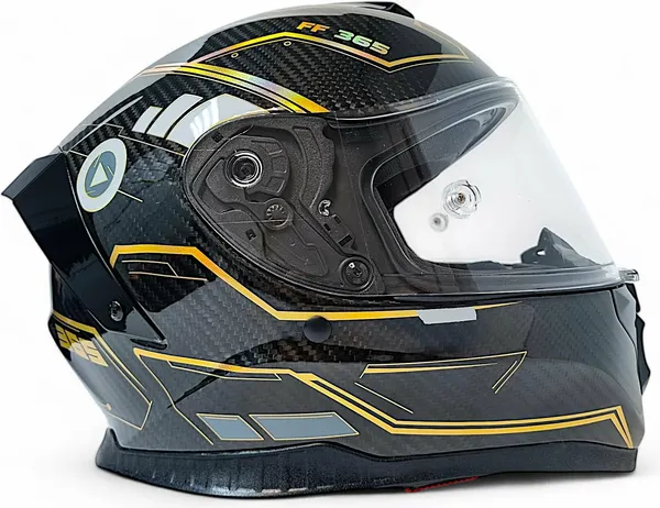 Изображение товара Мотошлем AiM RH365 / 365-012-XXL (XXL, Carbon Kaiqi Golden)