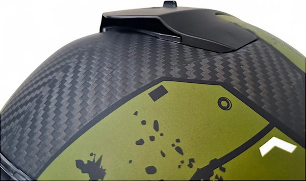 Изображение товара Мотошлем AiM RH365 / 365-013-S (S, Carbon Renault Green)