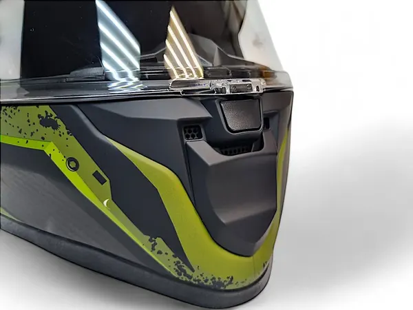 Изображение товара Мотошлем AiM RH365 / 365-013-S (S, Carbon Renault Green)