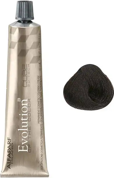 Изображение товара Крем-краска для волос Alfaparf Milano EOC Cube тон 4NB (60мл)