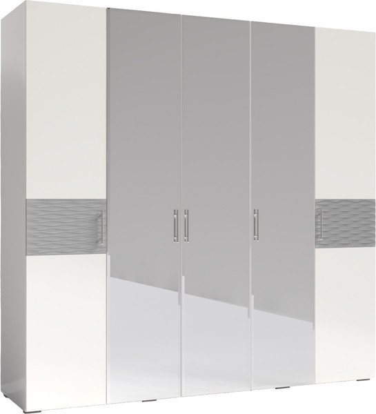 Изображение товара Шкаф ФорестДекоГрупп Вена 5-х створчатый (белый/серый)