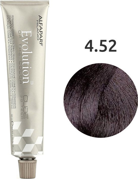 Изображение товара Крем-краска для волос Alfaparf Milano EOC Cube тон 4.52 (60мл)