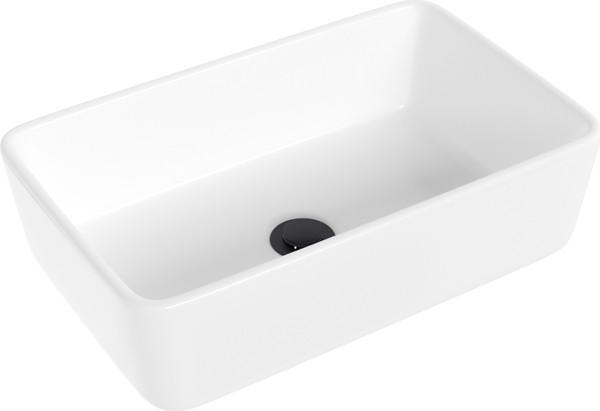 Изображение товара Умывальник со смесителем Lauter 21674A + Reef 21CK8678BS с донным клапаном 21190B (черный матовый)