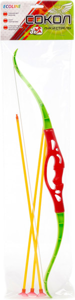 Изображение товара Лук игрушечный Полесье Сокол + стрелы / 05312 (3шт, в пакете)