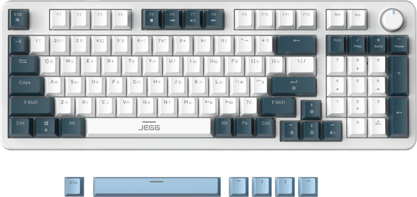 Изображение товара Клавиатура JEGG ZA98 (белый/синий/красный)