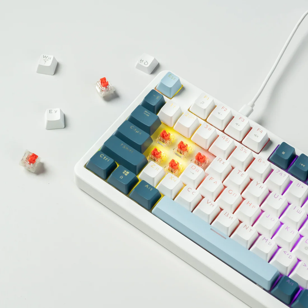 Изображение товара Клавиатура JEGG ZA98 (белый/синий/красный)