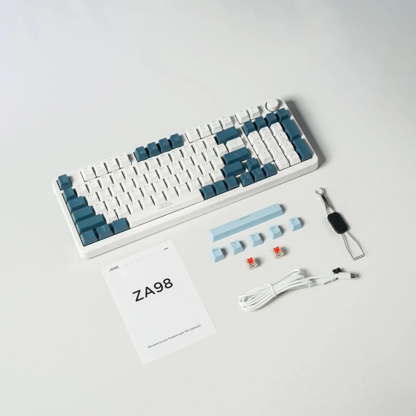 Изображение товара Клавиатура JEGG ZA98 (белый/синий/красный)