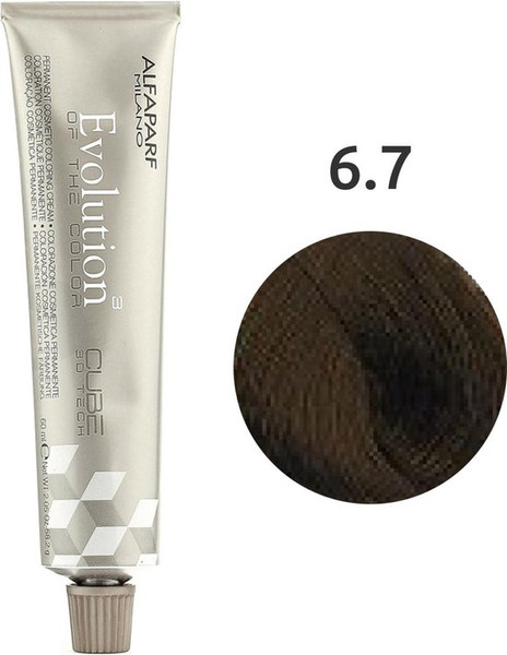 Изображение товара Крем-краска для волос Alfaparf Milano EOC Cube тон 6.7 (60мл)