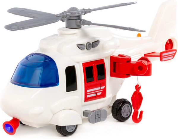 Изображение товара Вертолет игрушечный Полесье Стрела скорая помощь / 61809 (в коробке)