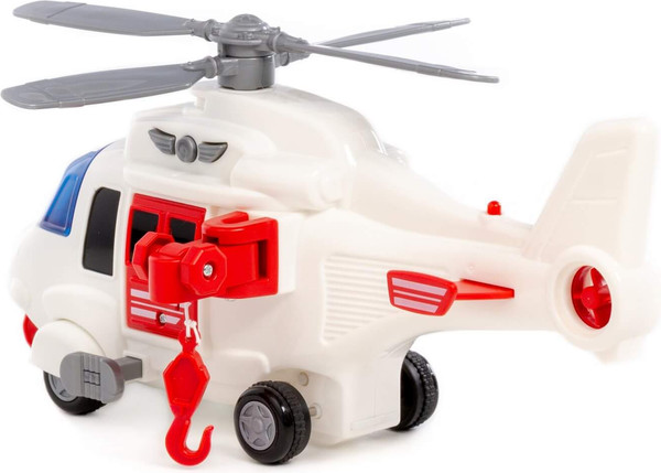 Изображение товара Вертолет игрушечный Полесье Стрела скорая помощь / 61809 (в коробке)