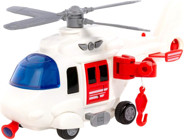 Изображение товара Вертолет игрушечный Полесье Стрела скорая помощь / 61809 (в коробке)