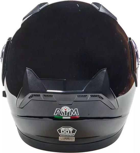 Изображение товара Мотошлем AiM JK906 / 906C-001-XL (XL, черный глянец)